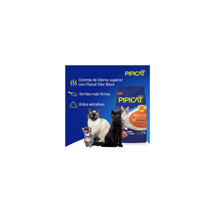 Pipicat Multicat Granulado Higiênico 12 kg