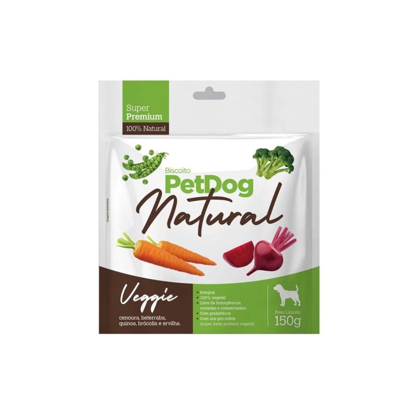 Biscoito Petdog Natural Veggie 150 g