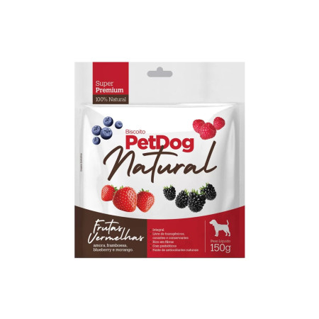 Biscoito Petdog Natural Frutas Vermelhas 150 g