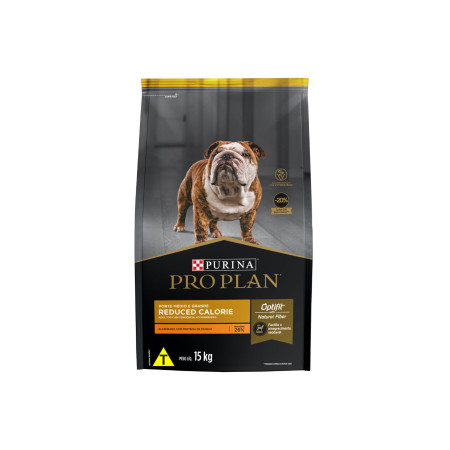 Pro Plan Reduced Calorie Cães Adultos Porte Médio e Grande 15 kg