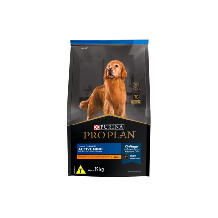 Pro Plan Active Mind Cães Adultos 7+ Todos os Portes 15 kg