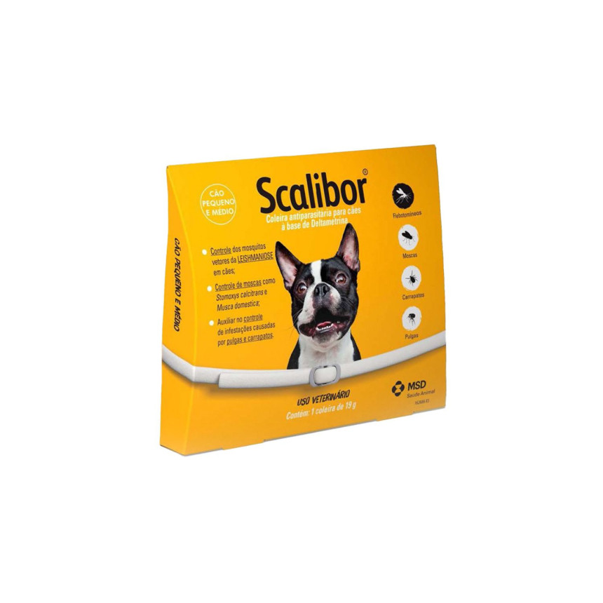 Scalibor Coleira 19 g para Cão Pequeno e Médio