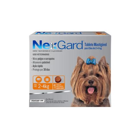 Nexgard para Cães de 2 a 4 kg - 1 tablete