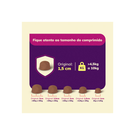 Defenza 100 mg - cães de 4,5 a 10 kg - 1 comprimido