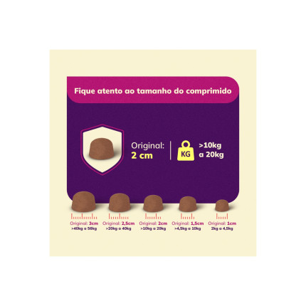 Defenza 200 mg - cães de 10 a 20 kg - 1 comprimido