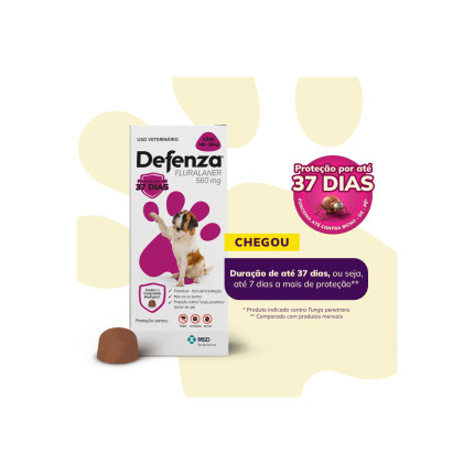 Defenza 560 mg - cães de 40 a 56 kg - 1 comprimido