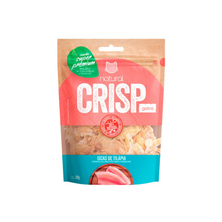 Natural Crisp Gatos Iscas de Tilápia 20 g