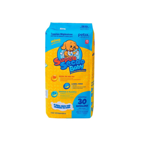 Super Secão Baby Tapete Higiênico - 30 unidades