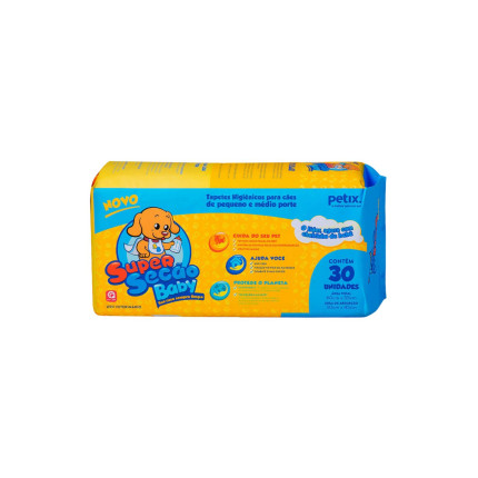Super Secão Baby Tapete Higiênico - 30 unidades