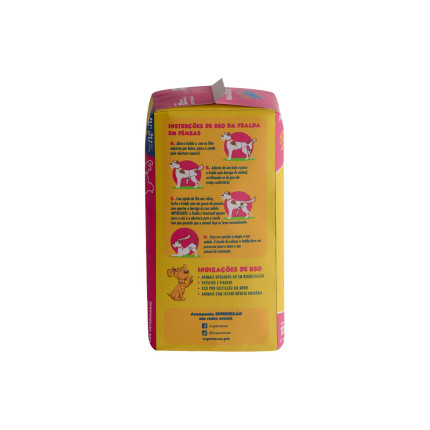 Super Secão Fralda para Cães Fêmea P - 12 unidades