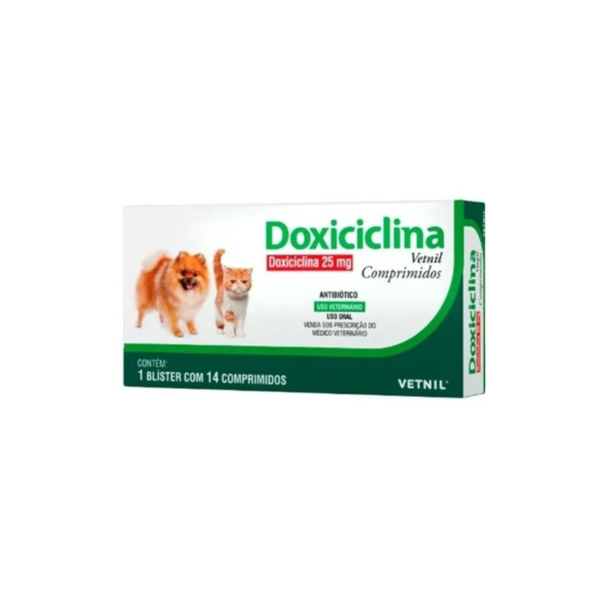 Doxiciclina 25 mg - 14 comprimidos