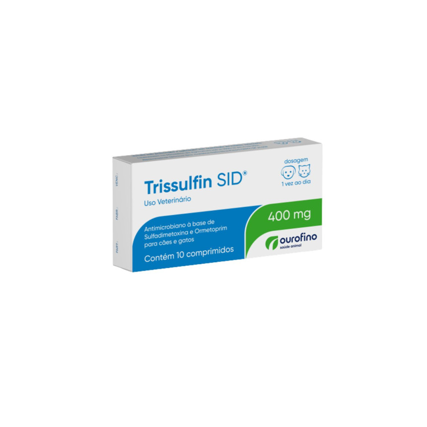 Trissulfin SID 400 mg - 10 comprimidos