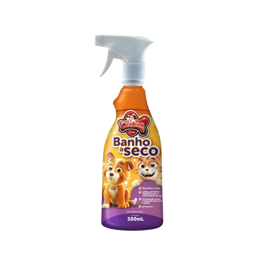 Cat Dog Banho a Seco Gatilho 500 ml