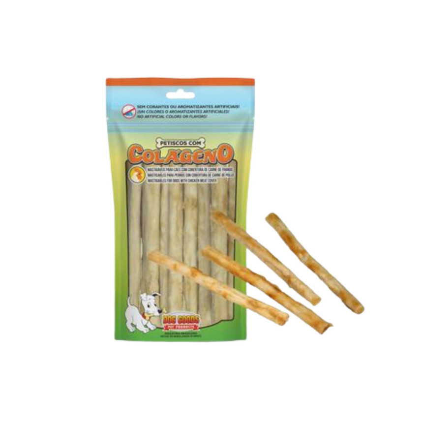 Dog Goods Palitos de Colágeno Frango P - 10 unidades