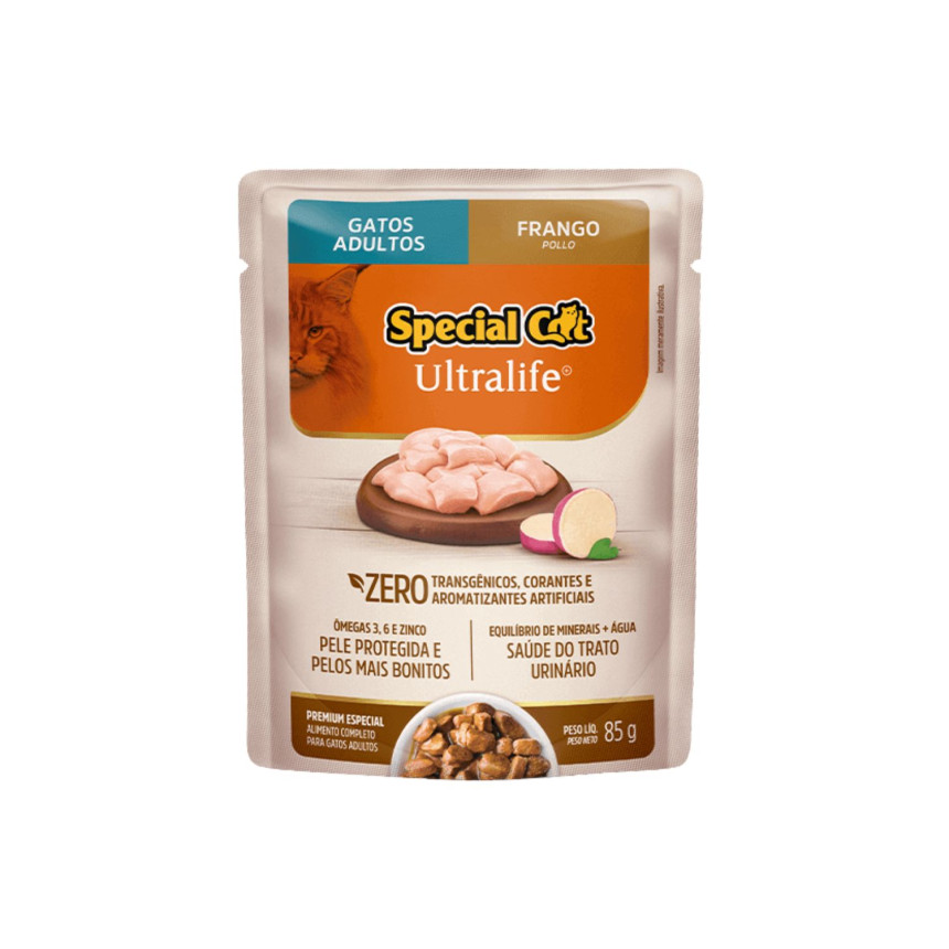 Sachê Special Cat Ultralife Gatos Adultos Frango 85 g