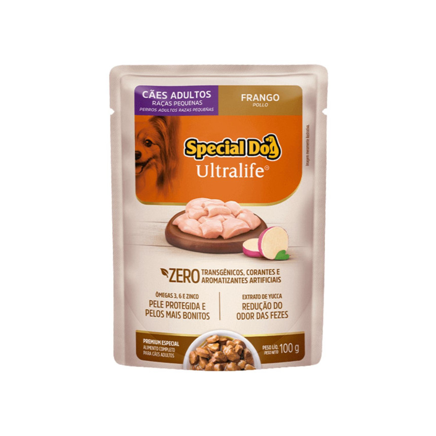 Sachê Special Dog Ultralife Cães Adultos Raças Pequenas Frango 100 g