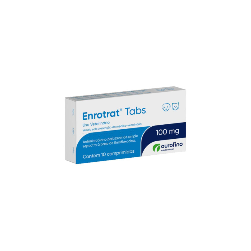 Enrotrat Tabs 100 mg - 10 comprimidos