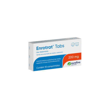 Enrotrat Tabs 200mg - 10 comprimidos