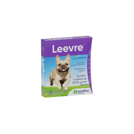 Leevre Coleira p/ Cães Pequeno e Médio Porte - 48 cm