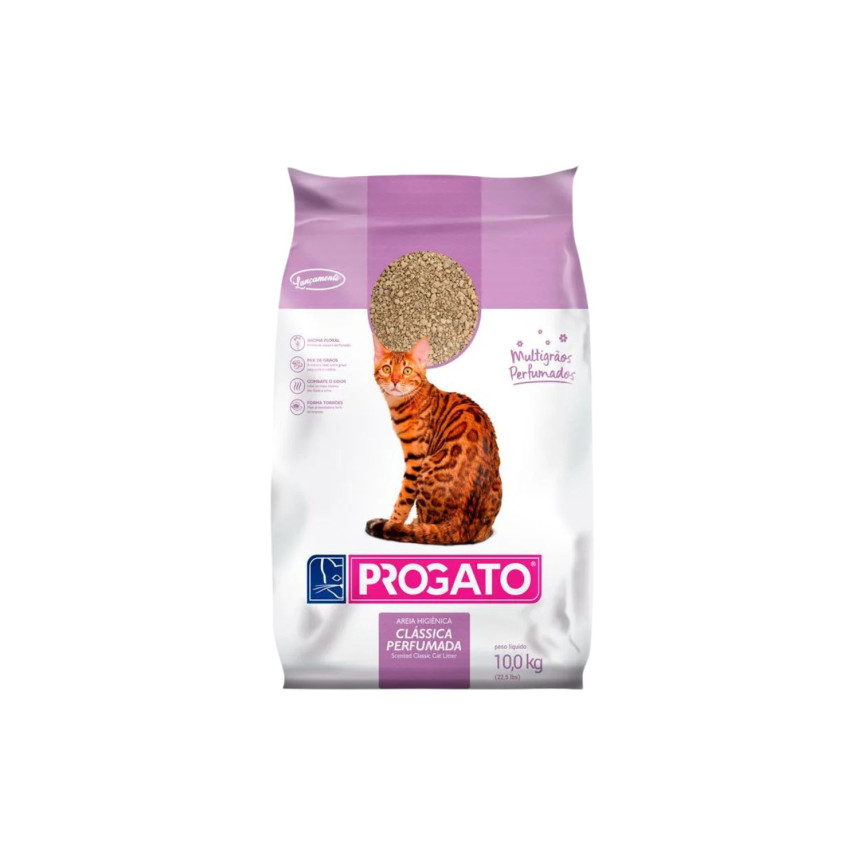 ProGato Areia Clássica Perfumada 10 kg