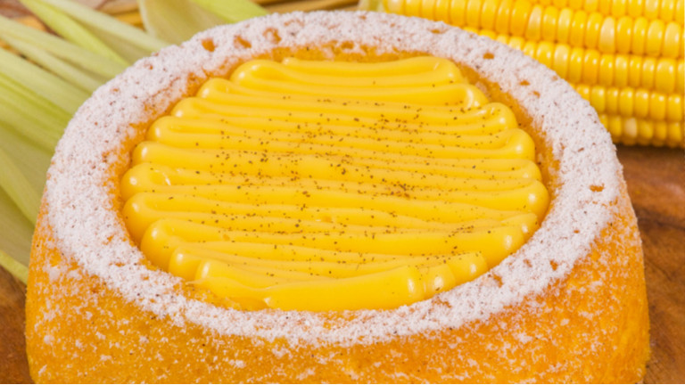 Cake Curau de Milho
