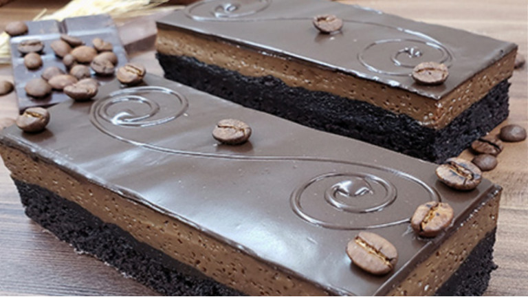 Cake Brownie Creme de Café