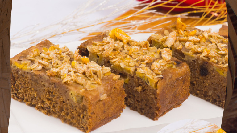 Cake Cereais com Banana