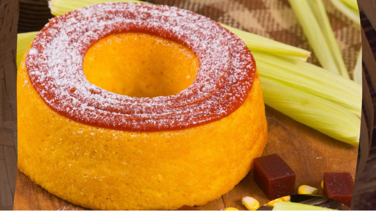 Cake Milho com Goiabada
