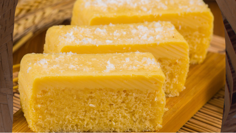 Cake Bombocado com Creme de Queijo