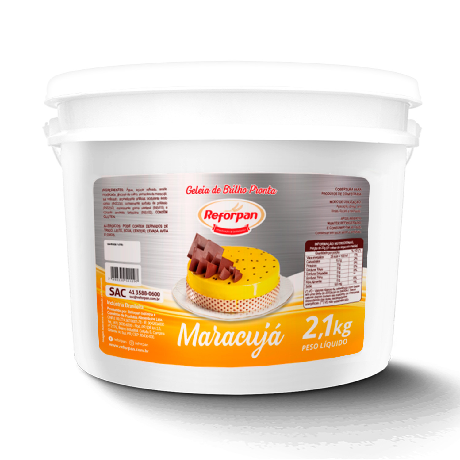 Geleia de Brilho Maracujá com Semente 2,1kg