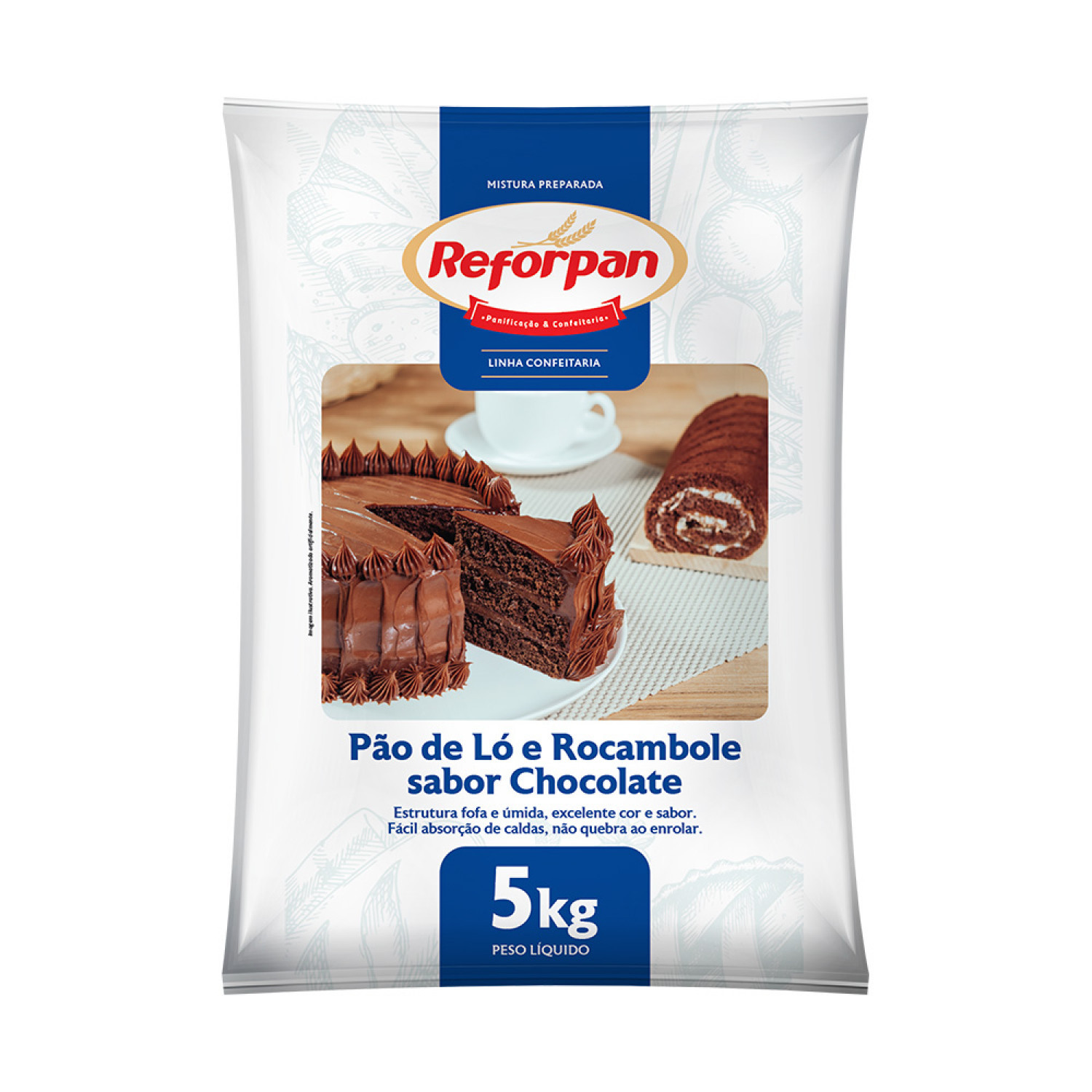 Pré-mistura Pão de Ló Chocolate 5kg