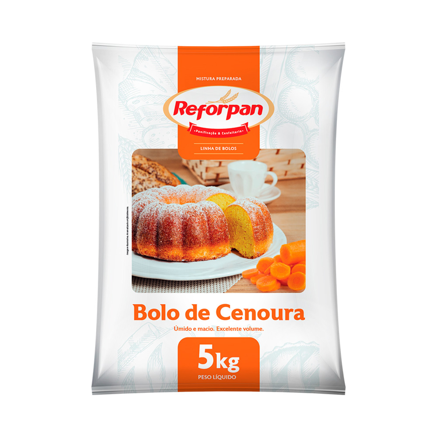 Pré-mistura Bolo de Cenoura 5kg