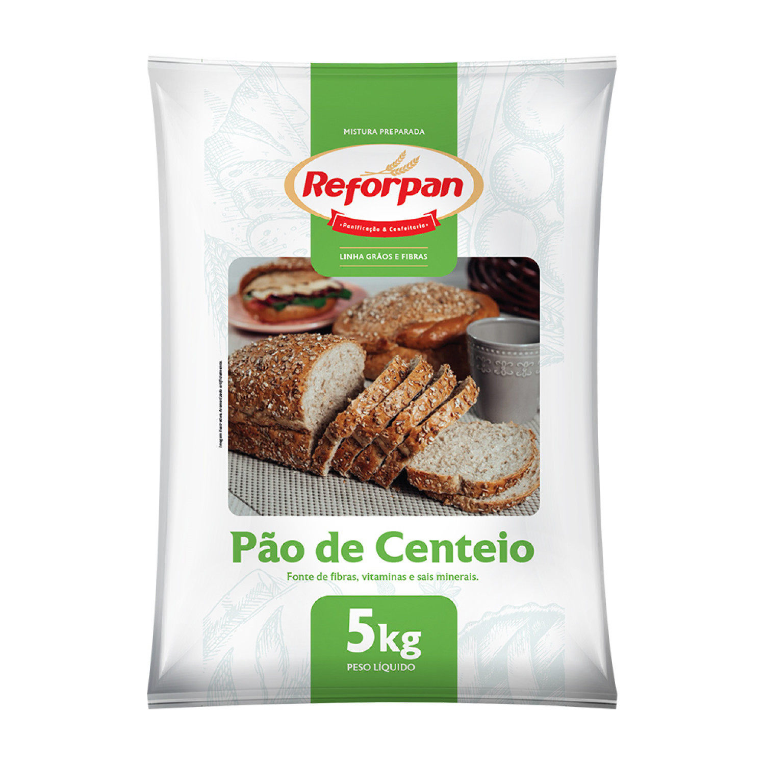 Pré-mistura Pão de Centeio 5kg