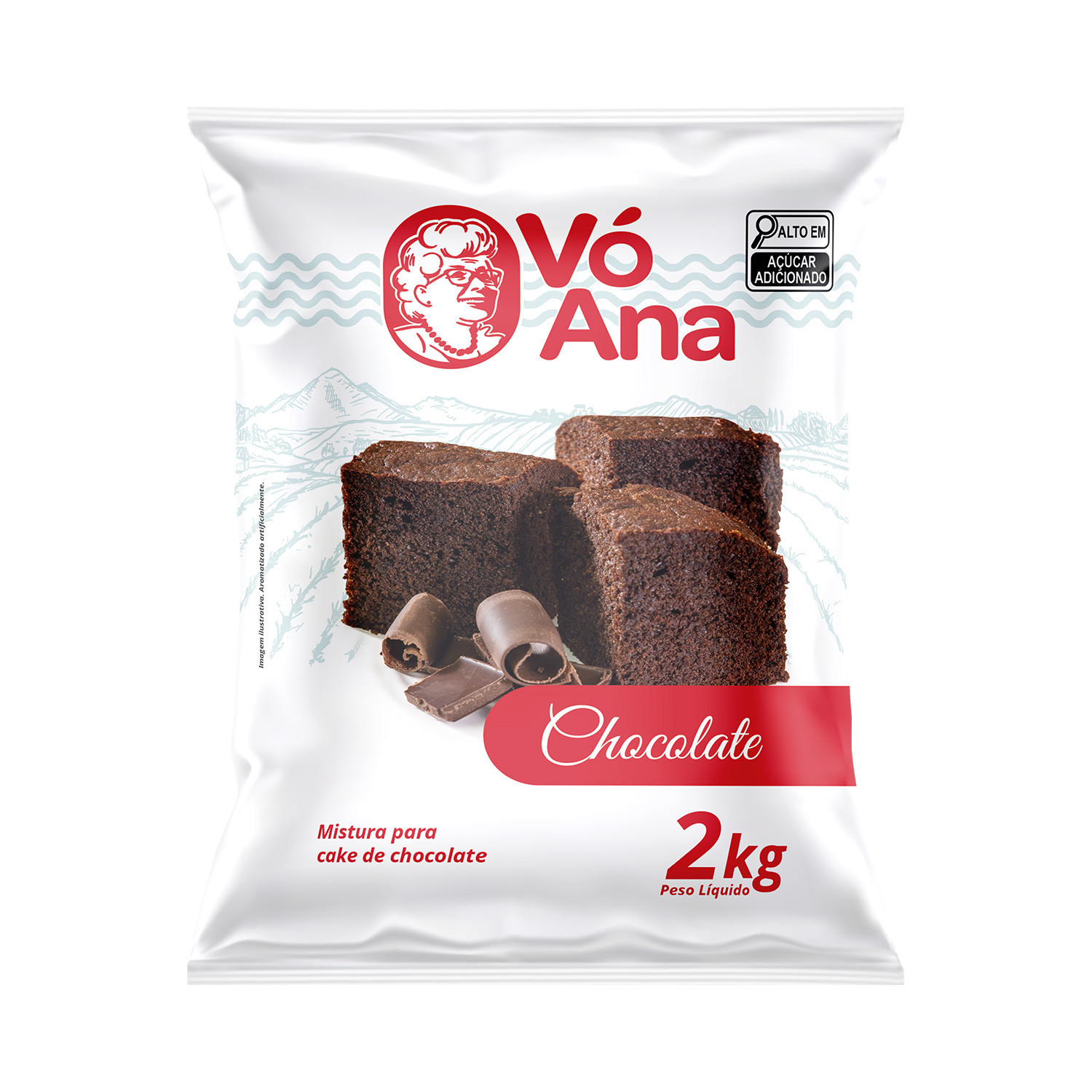 Pré-mistura Cake Chocolate Vó Ana 5x2kg
