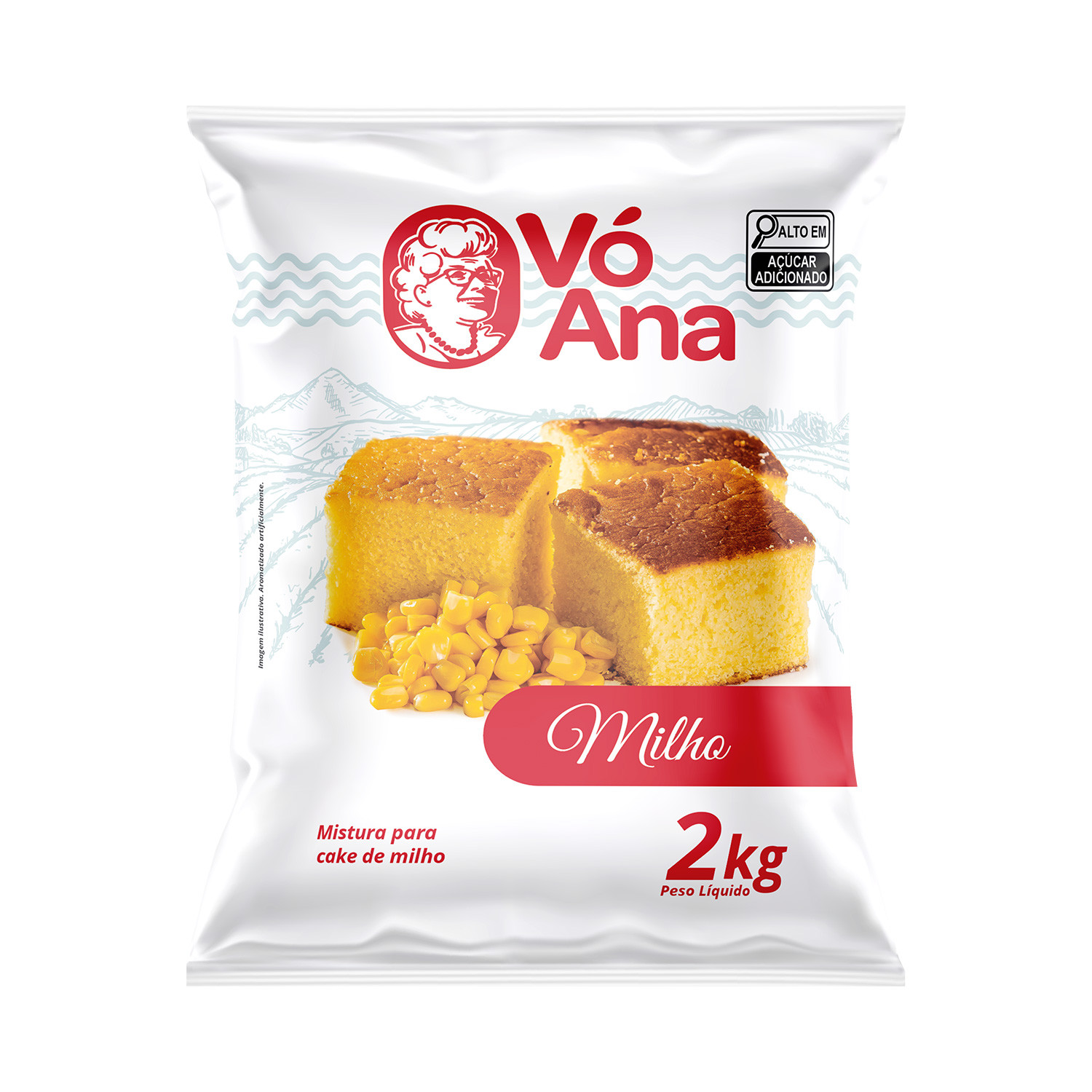Pré-mistura Cake Milho Vó Ana 5x2kg