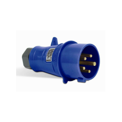 PLUG S 3076 2P+T 16A 220V AZUL