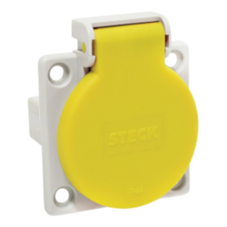 TOMADA S 8641AM 2P+T 20A 250V AMARELA IP 44 QUASAR