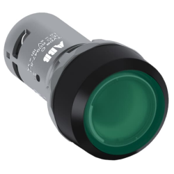 BOTAO CP1-11G-10 IMPULSO VERDE ILUMINADO 1NA MONOBLOCO  24V