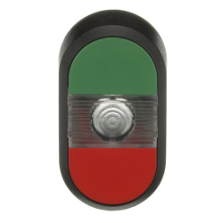 BOTAO MPD1-11C VERDE / VERMELHO ILUMINADO LENTE INCOLOR