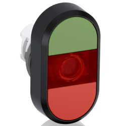 BOTAO MPD1-11R VERDE / VERMELHO ILUMINADO LENTE VERMELHA
