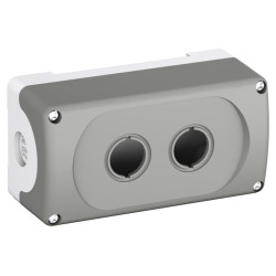 BOTOEIRA MEP2-0 ABB C/ 2 FUROS CINZA IP66