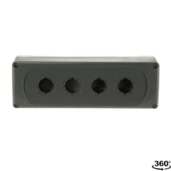 BOTOEIRA MEP4-0 ABB C/ 4 FUROS CINZA IP66