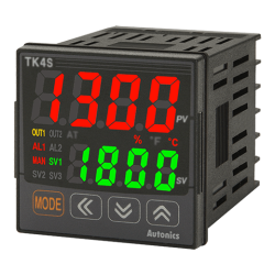 CONTROLADOR TEMPERATURA TK4S-A4RN RELE 48X48 100-240V SAIDA 1 SSR OU 4-20MA