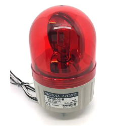 GIROFLEX ASG-B-02-R VERMELHO 86MM 24VCA/CC LAMPADA INCANDESCENTE