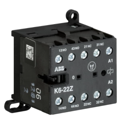 MINICONTATOR AUXILIAR K6-22Z 220VCA 2NA + 2NF 220-240VCA