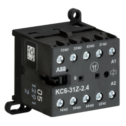 MINICONTATOR AUXILIAR KC-6-31Z  24VCC 3NA + 1NF