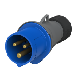 PLUG 216-EP6 2P+T 16A 200-250V = 216-P6 = N3076
