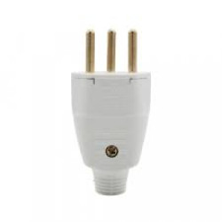 PLUG 071-EB 2P + T 10A 250V BRANCO