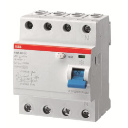 DIFERENCIAL RESIDUAL 4P  80A/30MA F204AC-80/0,03 10KA