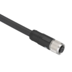 CABO PUR 2M COM CONECTOR RETO M12-8PINOS